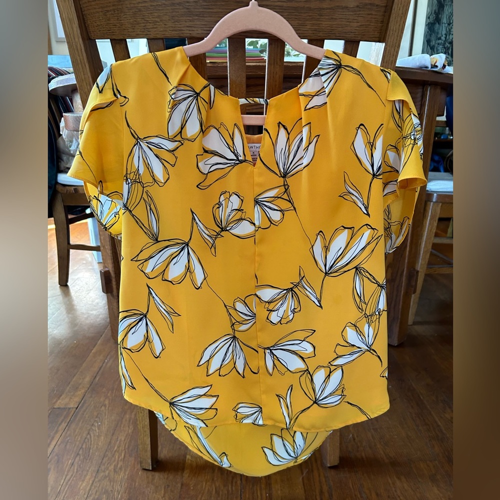41 Hawthorn Yellow Blouse Size MP